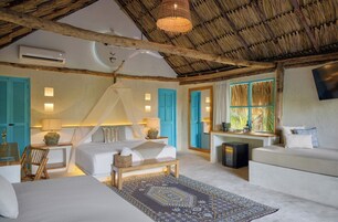 Deluxe Bungalow, Multiple Beds, Garden View, Garden Area | Premium bedding, minibar, in-room safe, individually furnished