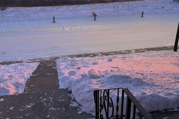 Útsýni frá gististað