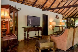 21-inch flat-screen TV with premium channels, TV - The Royal Sichango Village (Livingstone)