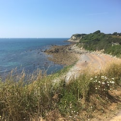 Private beach