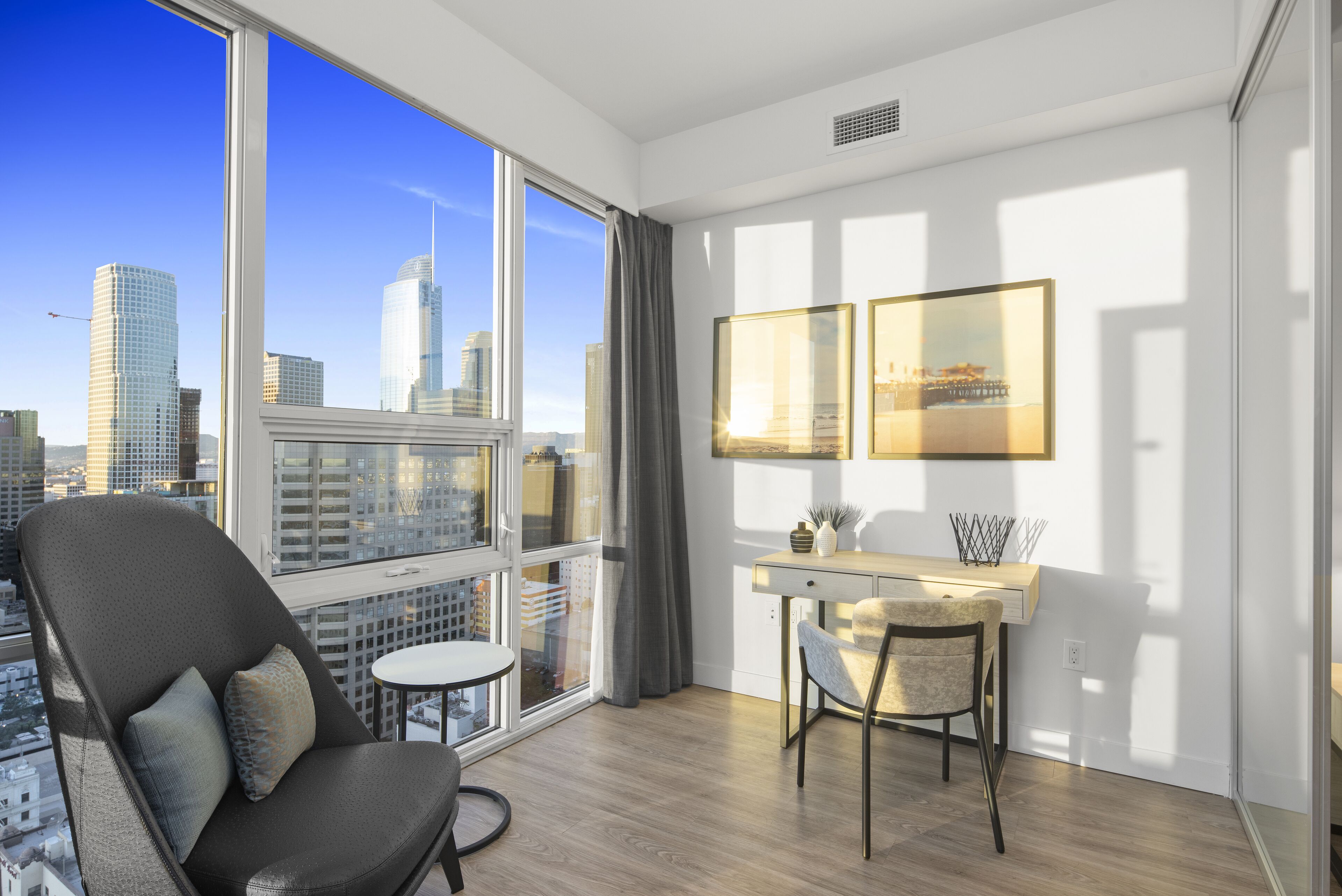 suite, 1 king bed with sofa bed (one bedroom suite & office) | premium bedding, down duvets, pillow-top beds, in-room safe