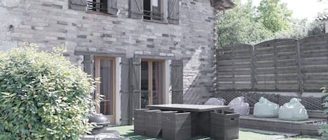 Ferienhaus, mit Bad, Gartenblick | Aussenbereich