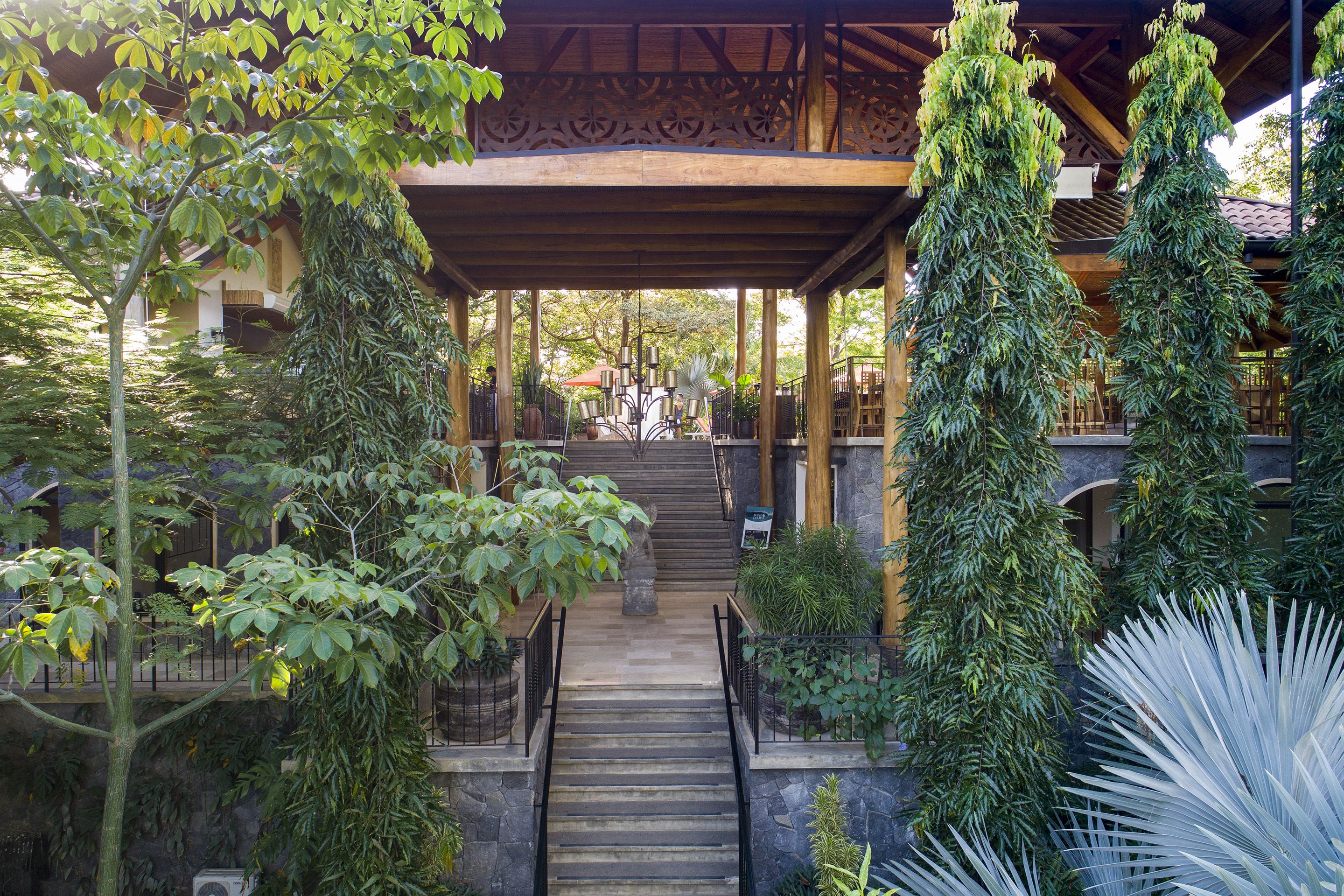 Facciata della struttura