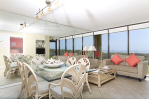 Condo, 3 Bedrooms, Beach View, Ground Floor (#5) | Living area | LCD TV