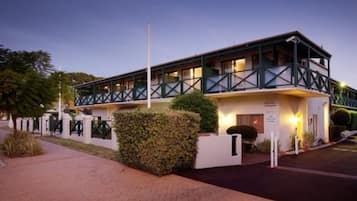 Front of property - evening/night