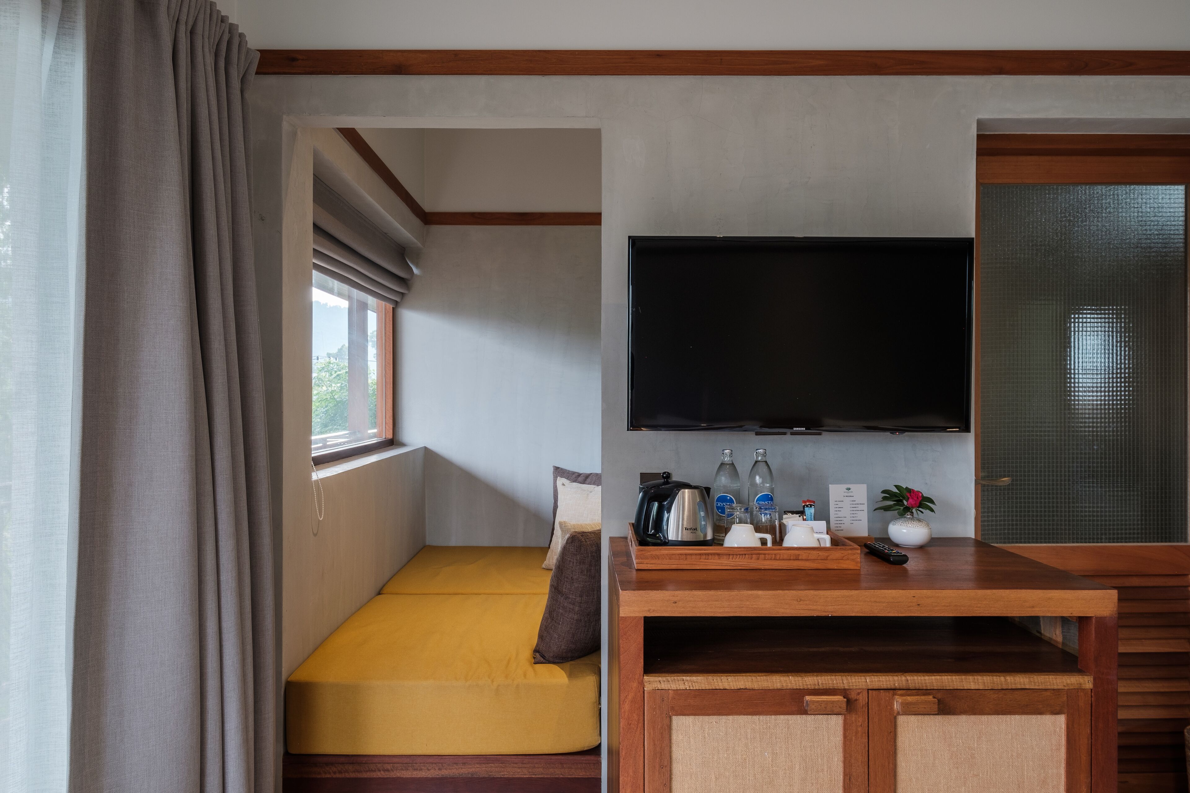 standard room, balcony | living area | flat-screen tv