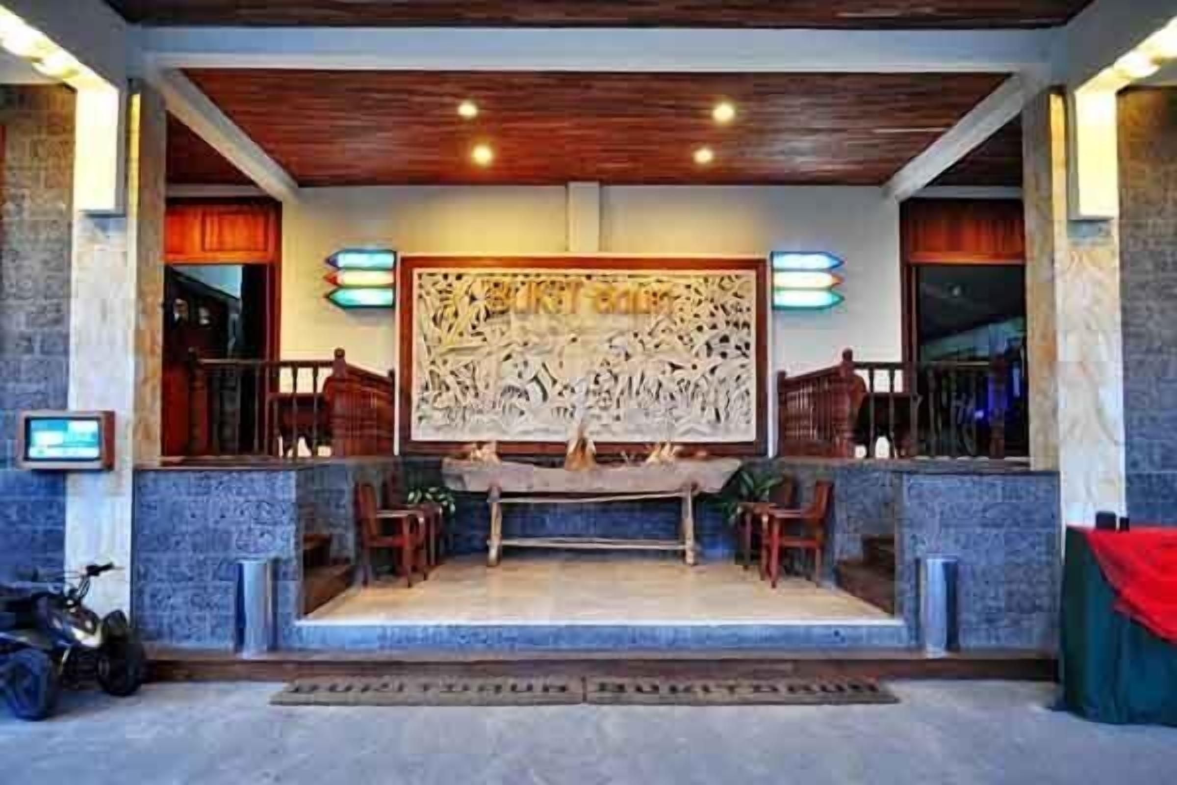 Entrée de l’hébergement