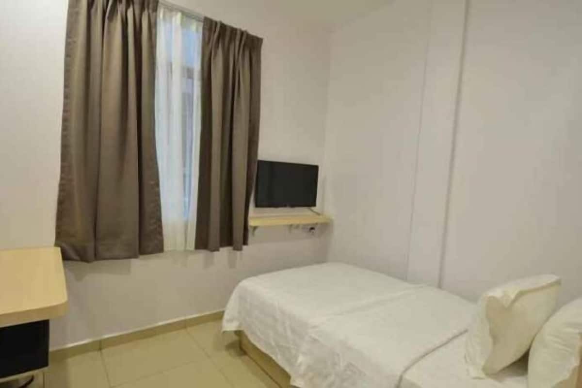 Desk, iron/ironing board, free WiFi, bed sheets