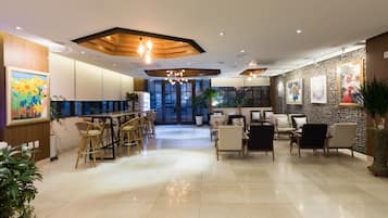 Sala de estar en el lobby