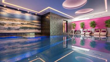 Innenpool, Liegestühle