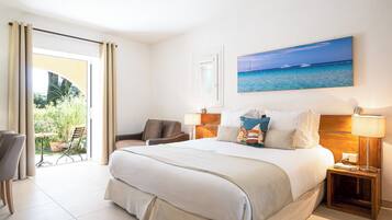 Premium bedding, minibar, in-room safe, desk