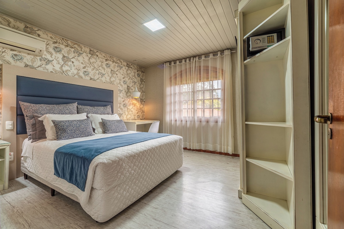 Bangalô Amor Perfeito | Minibar, in-room safe, blackout drapes, soundproofing