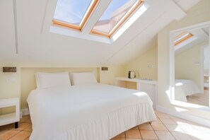 Draps en coton égyptien, couette en duvet d'oie