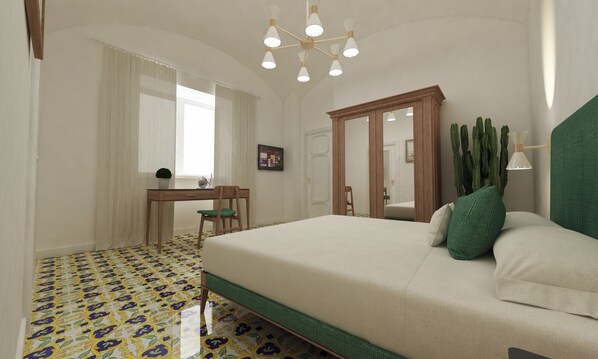 Superior Room, 1 Queen Bed | Egyptian cotton sheets, down comforters, individually decorated - Palazzo Gargiulo (Sorrento)
