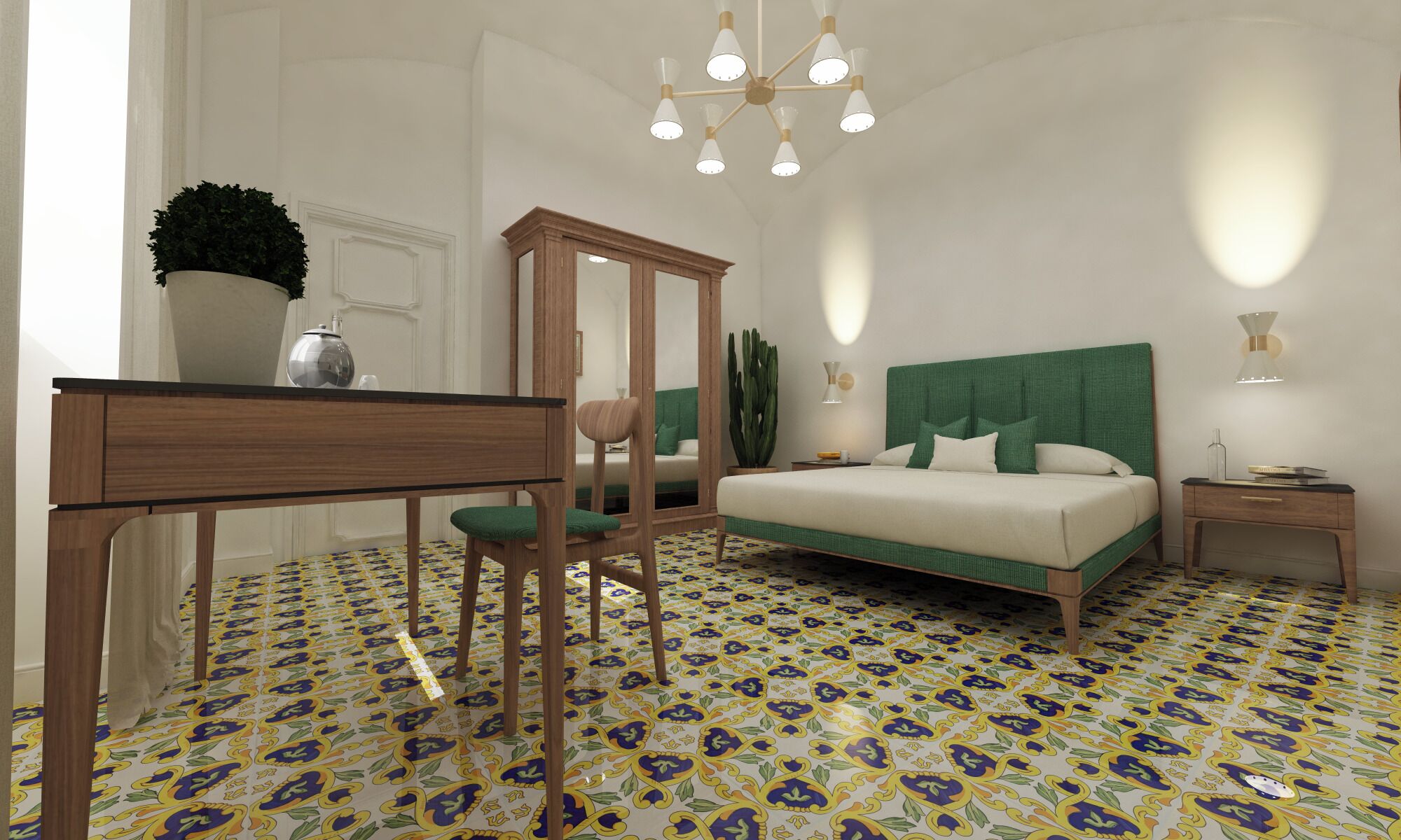 Draps en coton égyptien, couette en duvet d'oie