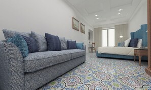 华丽客房, 1 张大床 | 埃及棉床单、羽绒被、特色装修、特色家居