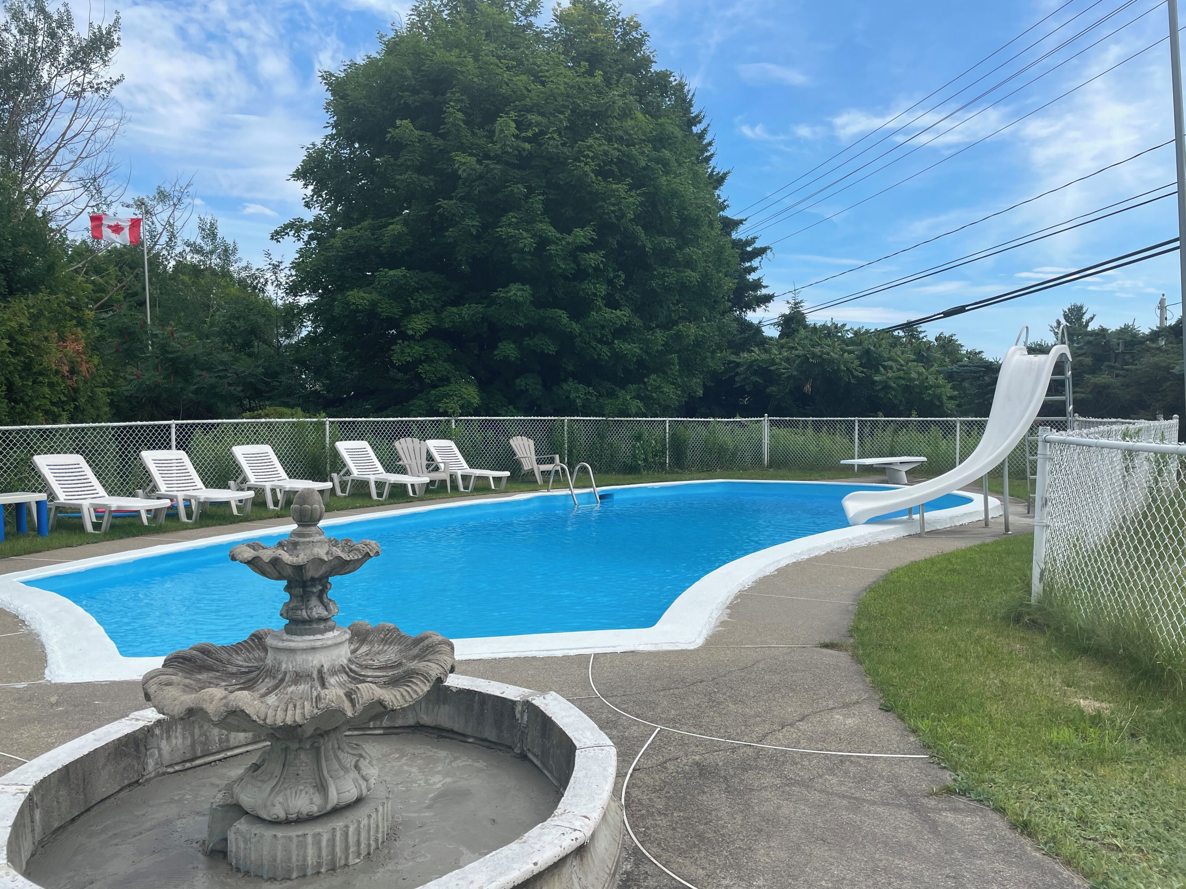 Seasonal outdoor pool