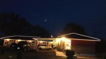 Front of property - evening/night