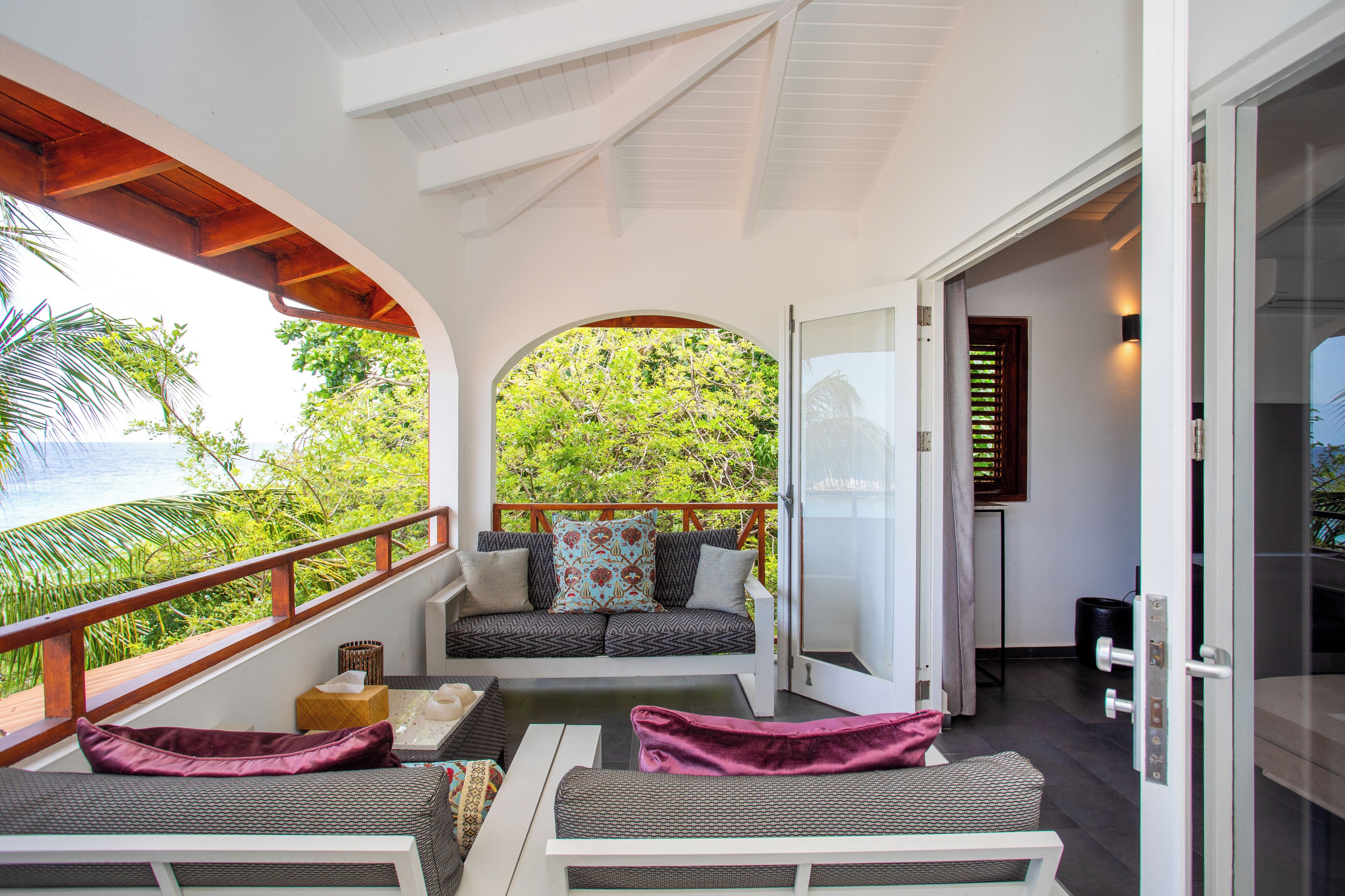 Two-Bedroom Oceanfront Penthouse Suite | Balcony view