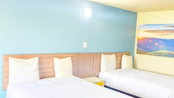 Pillow-top beds, iron/ironing board, free WiFi, bed sheets