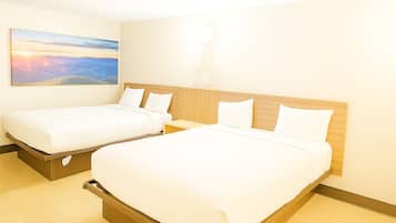 Pillow-top beds, iron/ironing board, free WiFi, bed sheets