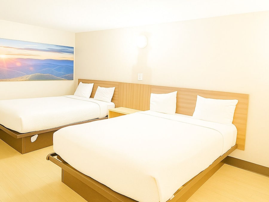 Pillow-top beds, iron/ironing board, free WiFi, bed sheets