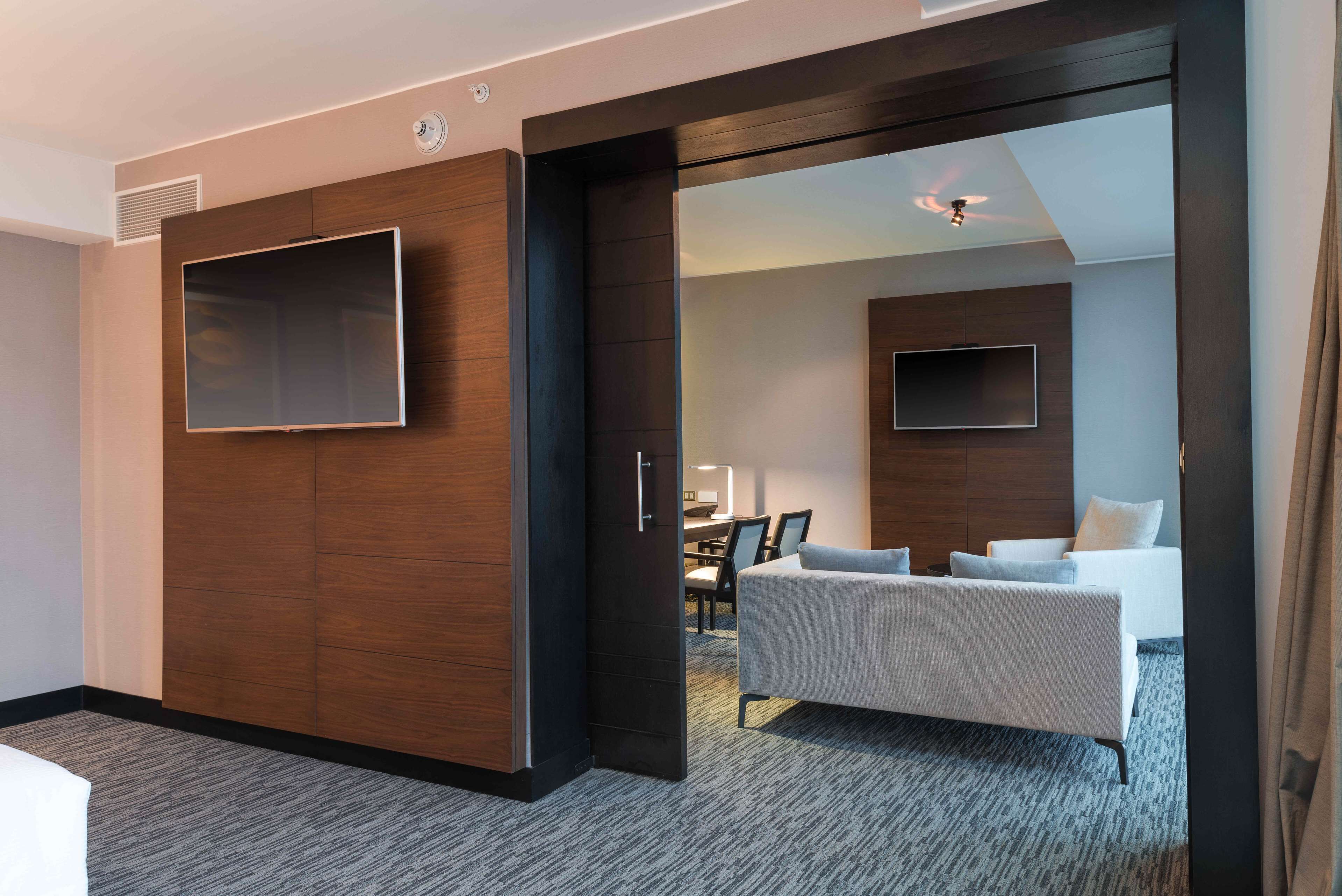 suite, 1 king bed | living area | 40-inch flat-screen tv with premium tv channels, tv