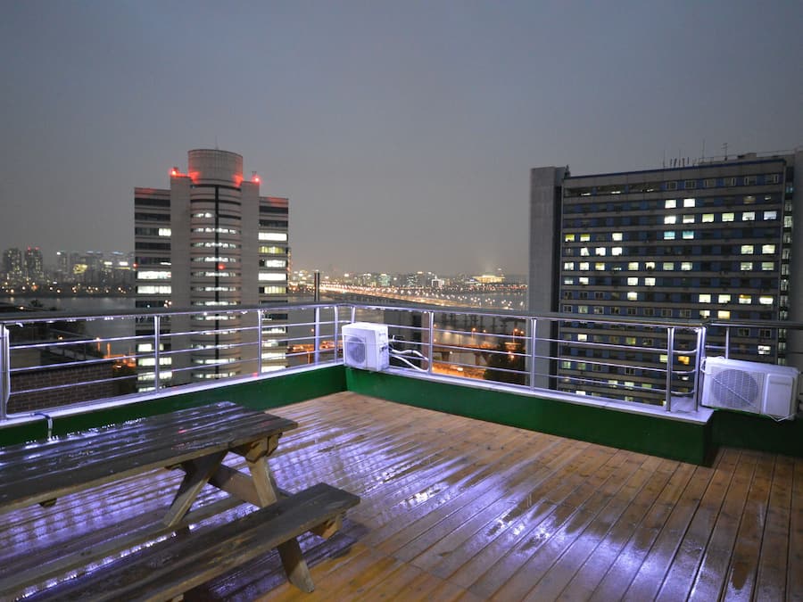 Utsikt fra overnattingsstedet