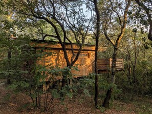 Cagna cabin | Premium bedding, memory foam beds, minibar, desk