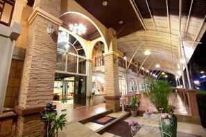 Front of property - evening/night