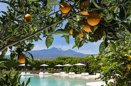 Außenbereich. Ramo d'Aria Etna Boutique Hotel