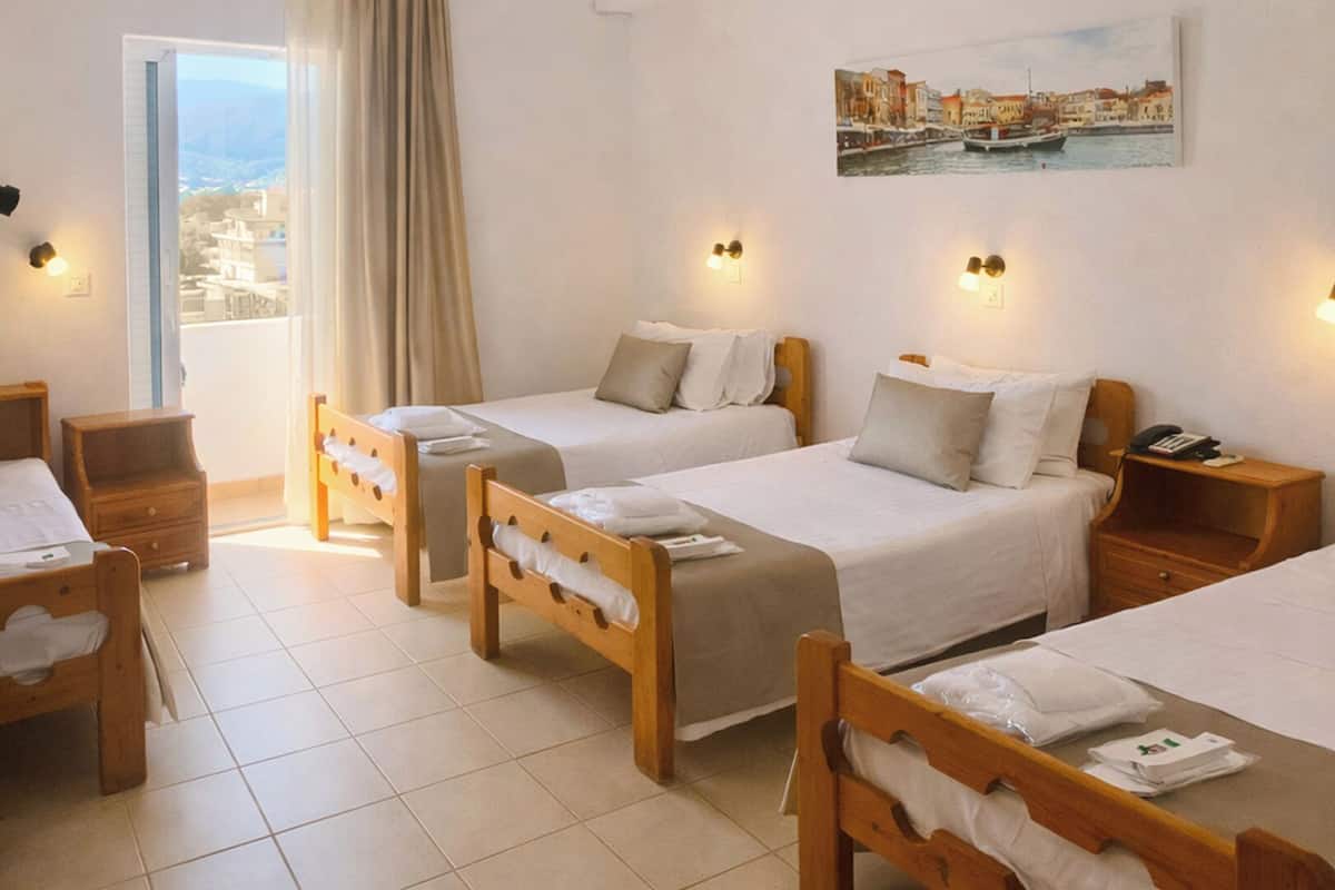 Basic Quadruple Room (Economy) | Premium bedding, in-room safe, free WiFi, bed sheets