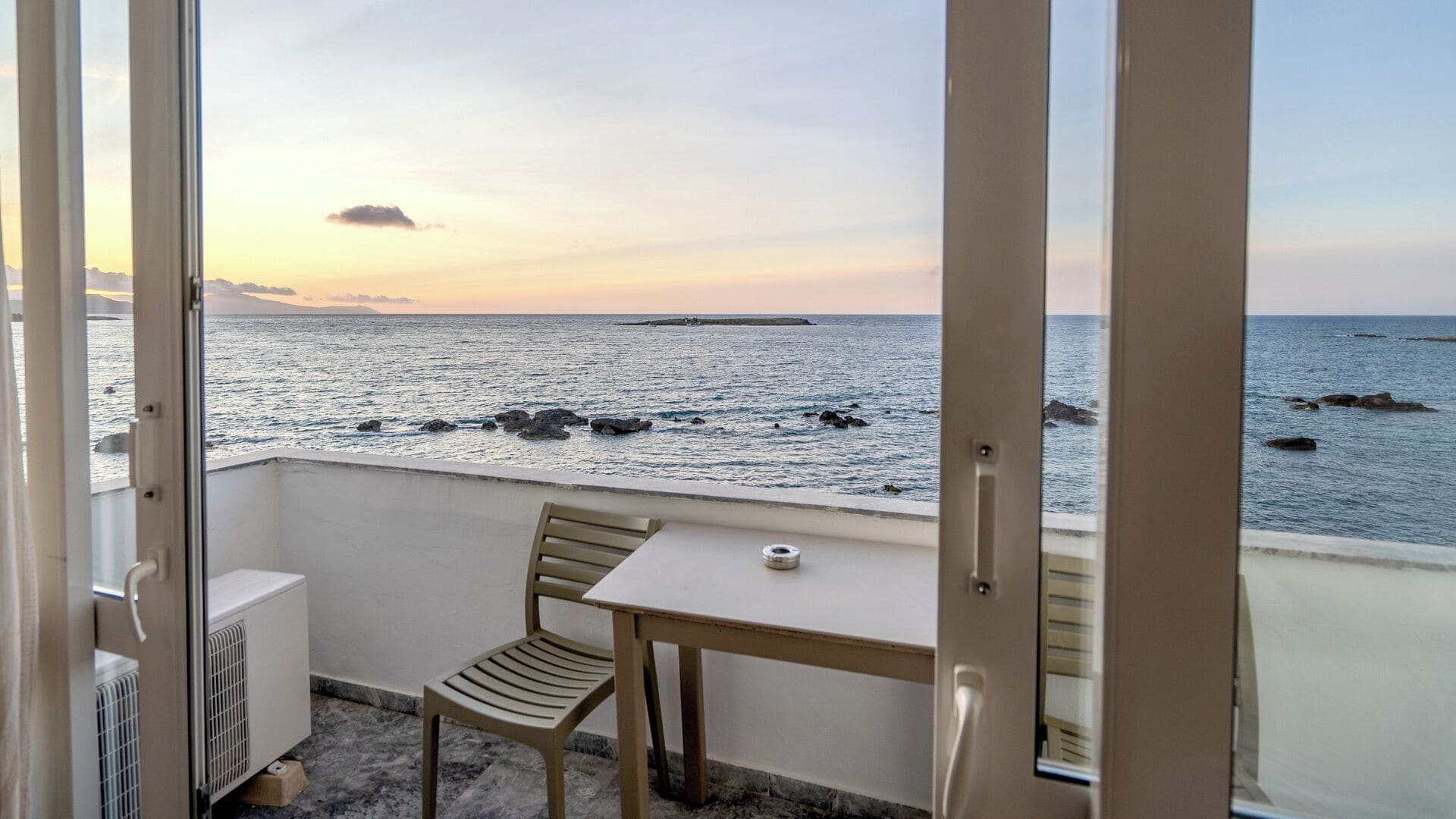 Triple Room, Sea View | Balcony view