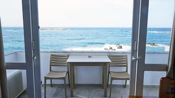 Triple Room, Sea View | Balcony view