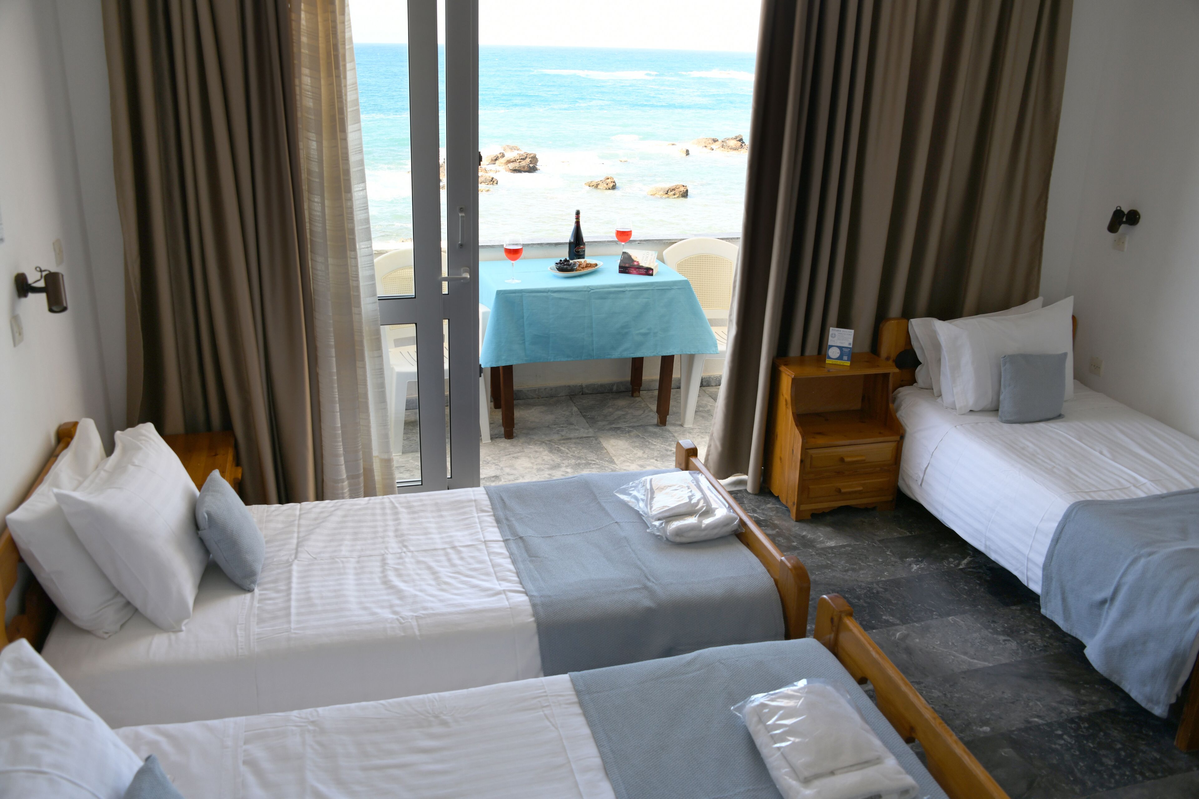 triple room, sea view | 1 bedroom, premium bedding, in-room safe, free wifi