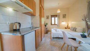 Studio | 1 slaapkamer, een strijkplank/strijkijzer, gratis wifi