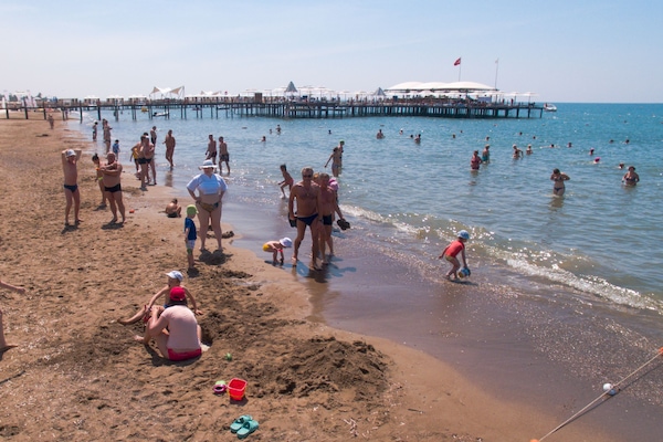 Private beach nearby, free beach shuttle, beach towels, beach bar