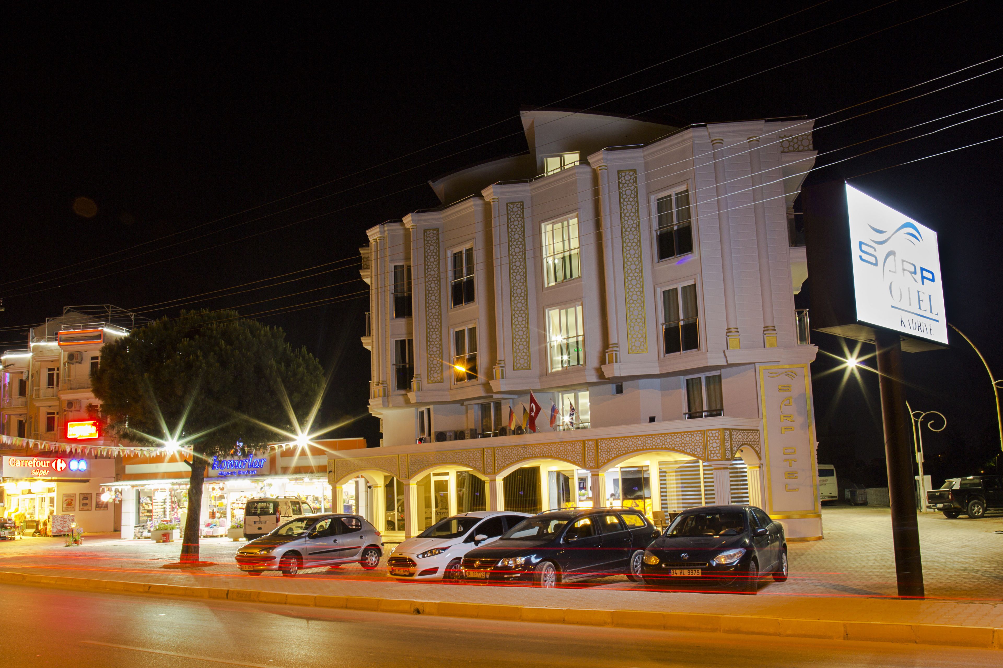 front of property – evening/night