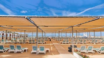 Outdoor banquet area