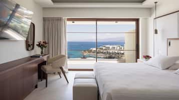 2 habitaciones, ropa de cama de alta calidad y minibar