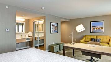 Pillow-top beds, blackout curtains, iron/ironing board, cots/infant beds