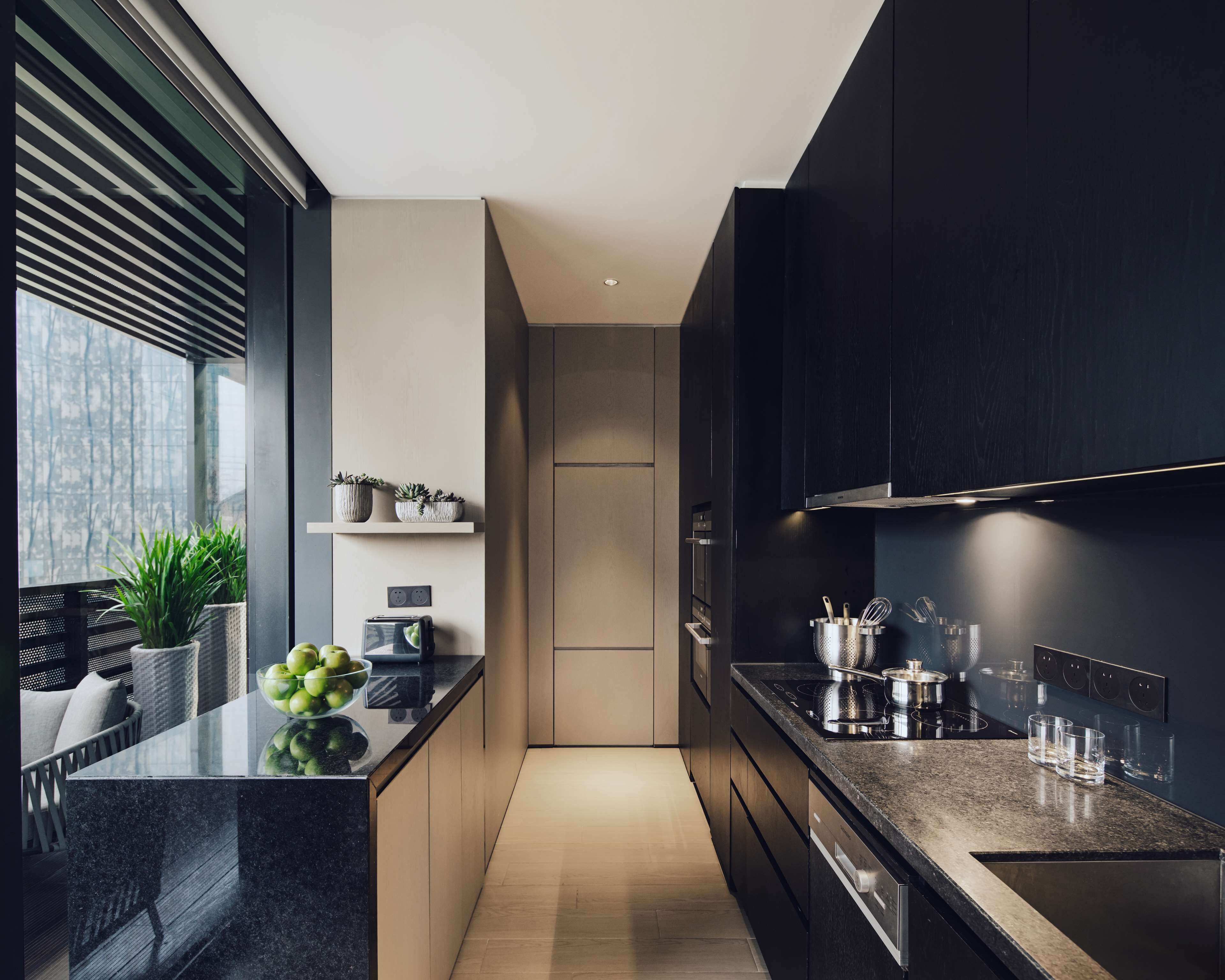 premier residence | private kitchen | espresso maker, electric kettle