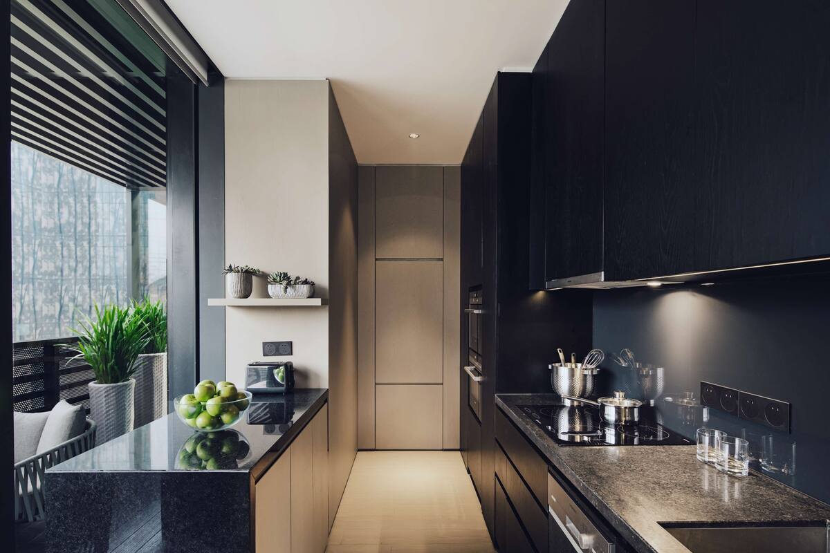 premier residence | private kitchen | espresso maker, electric kettle