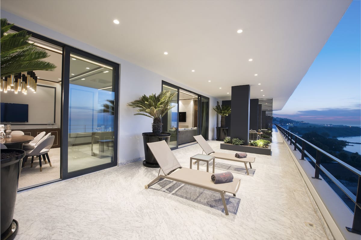 presidential suite, multiple beds, non smoking | balcony