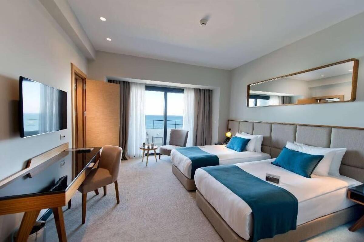 Minibar, coffre-fort, bureau, systĂšme dâinsonorisation