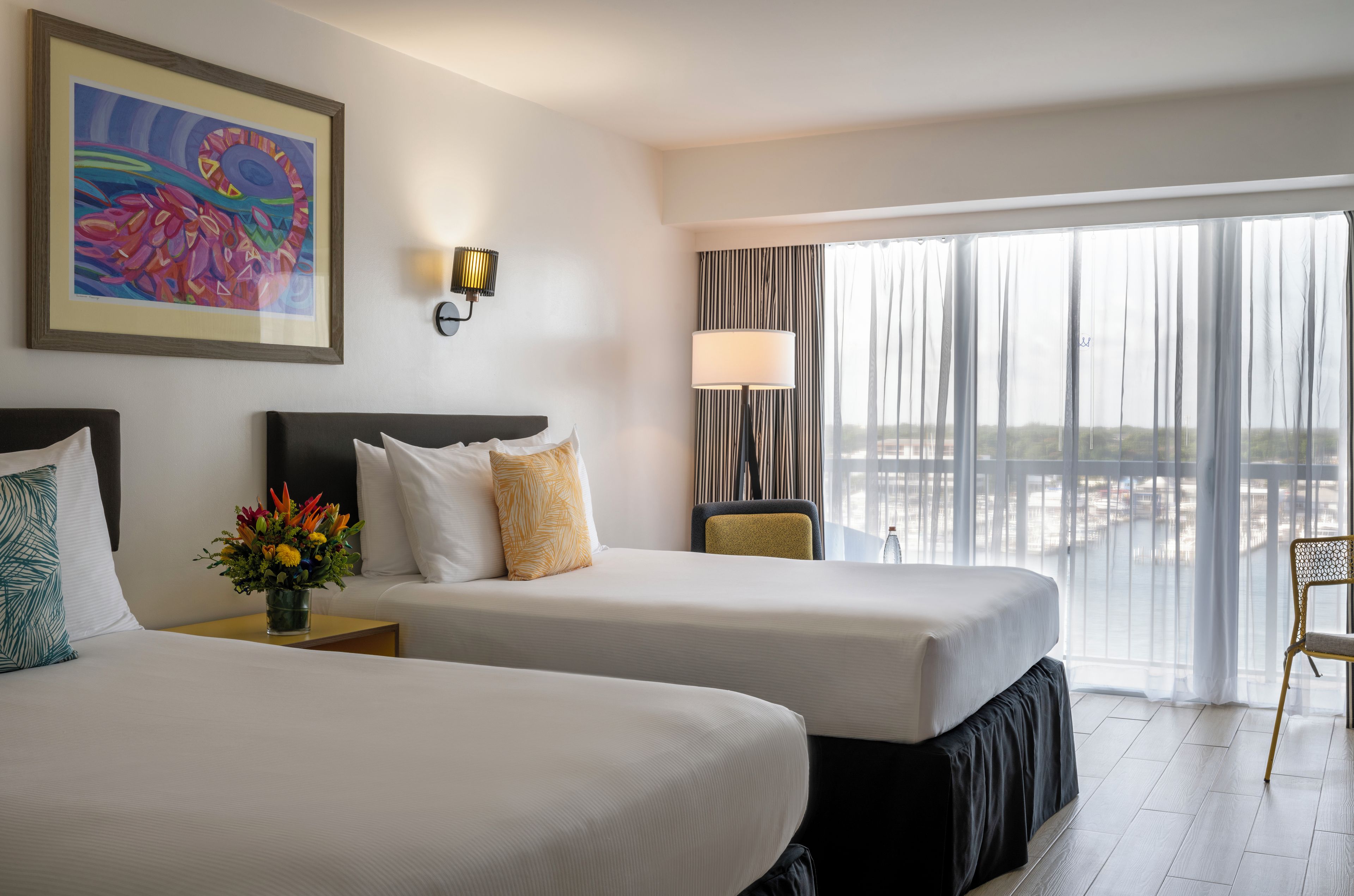 Harbour Deluxe Balcony - Double Double Adults Only | セーフティボックス (室内)、デスク、遮光カーテン、アイロン / アイロン台