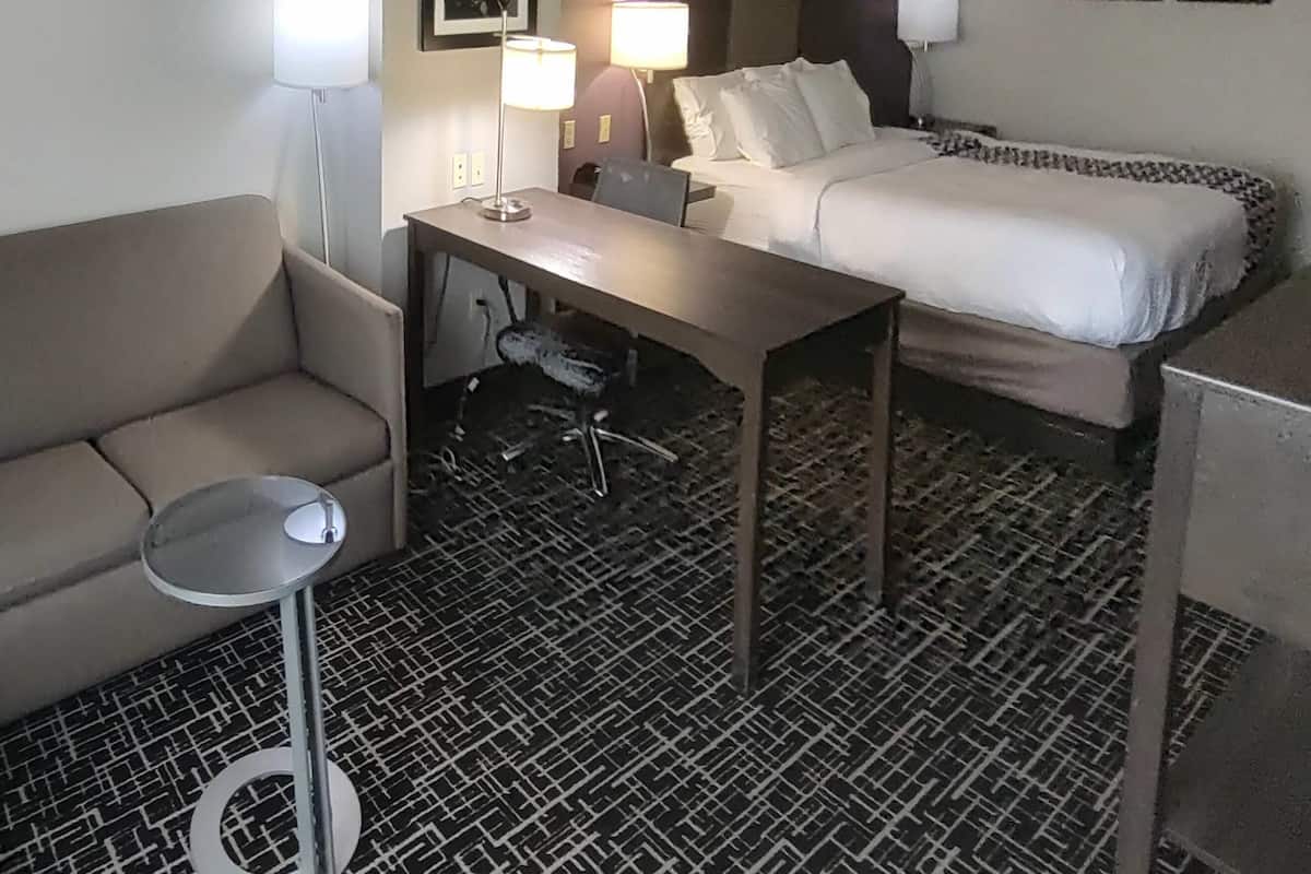 Suite, 1 letto king, non fumatori | Biancheria da letto di alta qualità, materassi a doppio strato