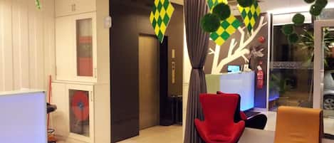 Sala de estar en el lobby