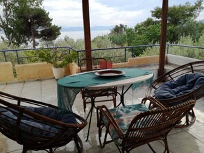 Apartment, 1 Bedroom, Sea View | Terrace/patio