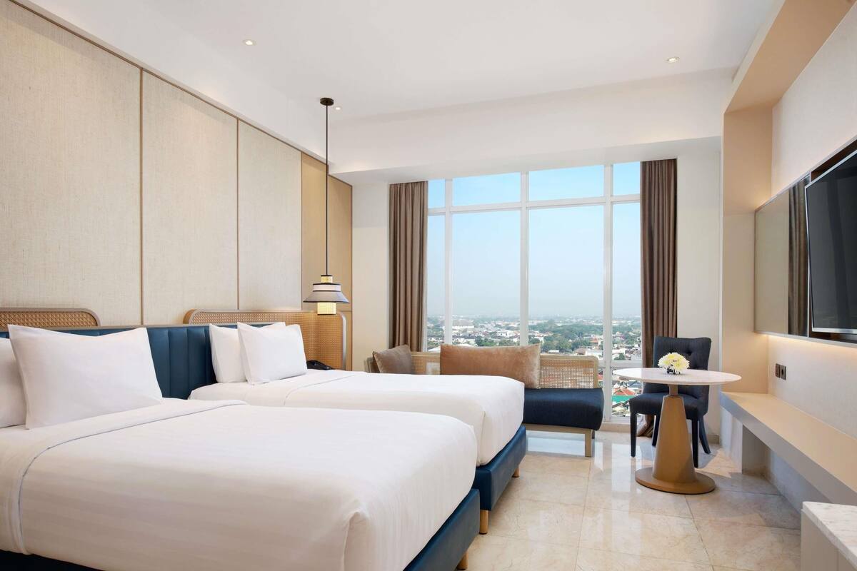 In-room safe, blackout drapes, rollaway beds (surcharge), WiFi (free)